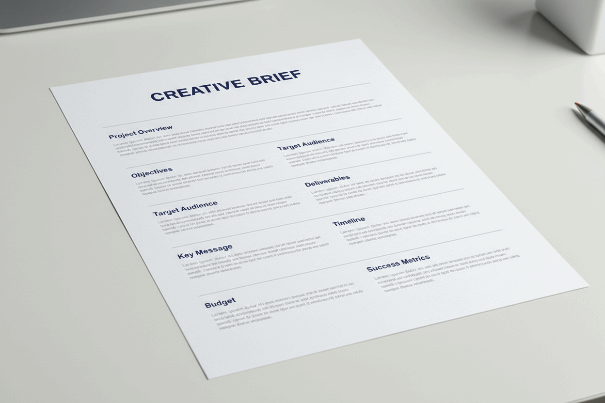 Creative breif template